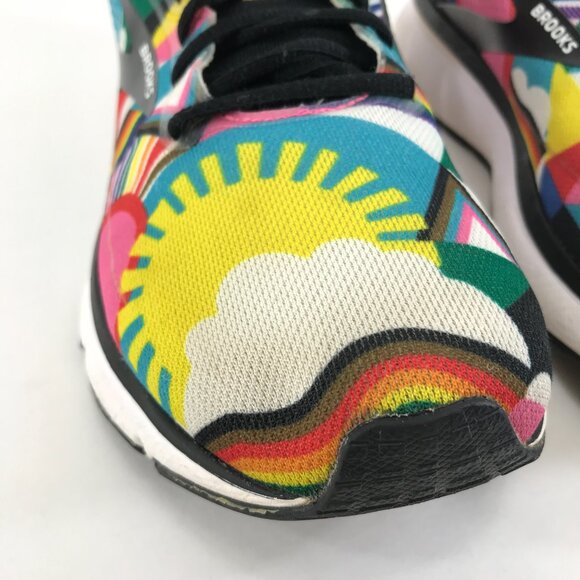 Lisa Congdon x Brooks Trace 2 Pride Running Shoes Women's 12M Run Proud LGBTQ+ - Picture 3 of 16